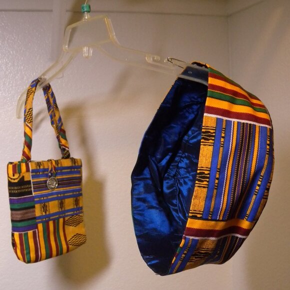 Colorful 2-Piece Set Kufi & Handbag by CB - Picture 13 of 13